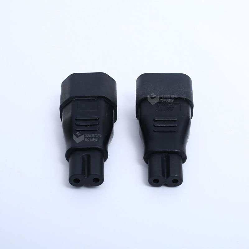 IEC Plug C14 to Figure 8 C7 Converter Adapter plug Adaptor Power Receptacle