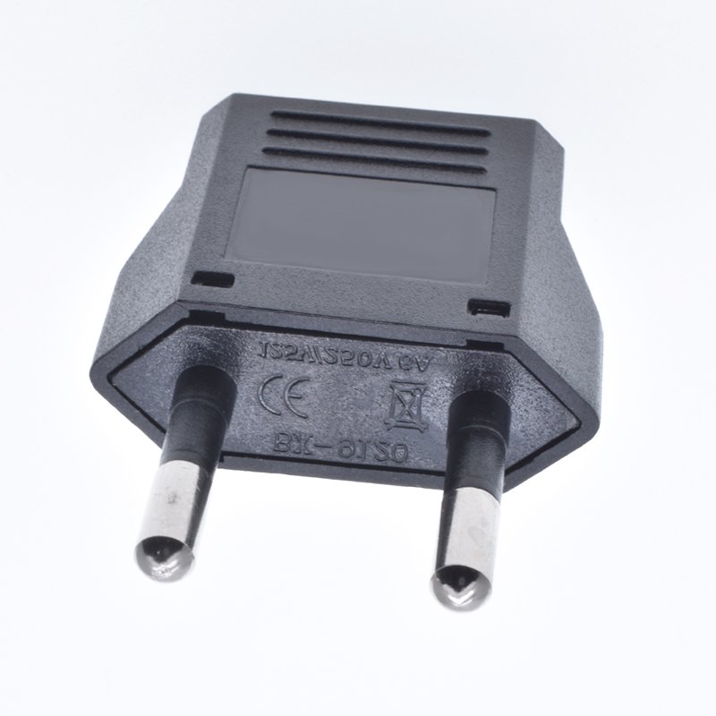 Euro to US America Japan Canada plug adapter 2 pin round pin european EU Germany France converter Travel for Paris Olympics