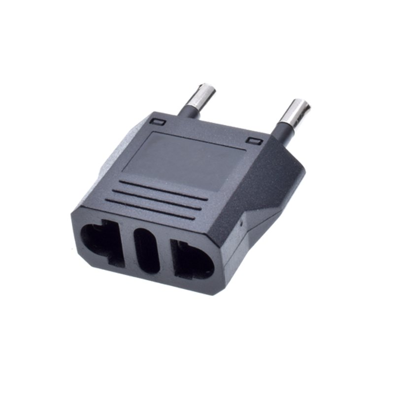 Euro to US America Japan Canada plug adapter 2 pin round pin european EU Germany France converter Travel for Paris Olympics