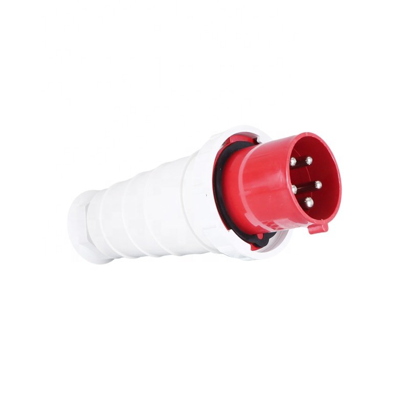 IP67 Waterproof 400V 125 Amp Industrial 5 Pin Male Plug 3 Phase 5 Pole Marine Shore Power Plug