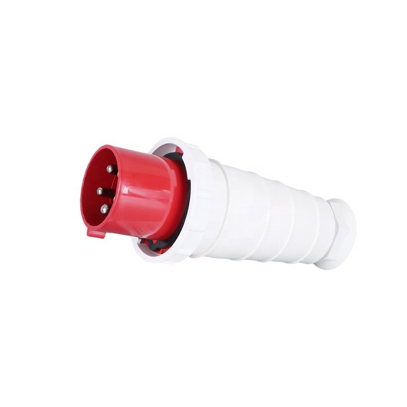 IP67 Waterproof 400V 125 Amp Industrial 5 Pin Male Plug 3 Phase 5 Pole Marine Shore Power Plug