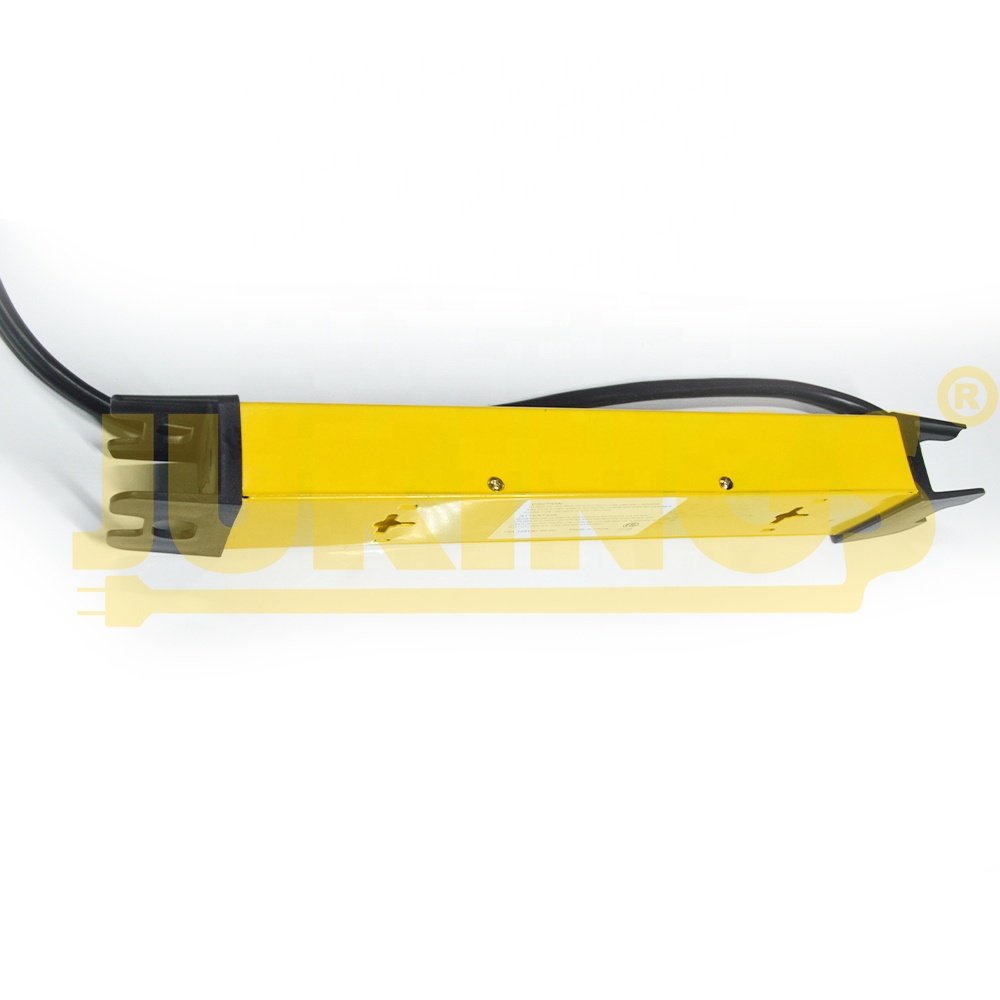 6-Outlet Surge Protector Power Strip with 8-Foot Power Cord 300 Joules Yellow 125V 15A Extension Socket Copper Wire Plug Type