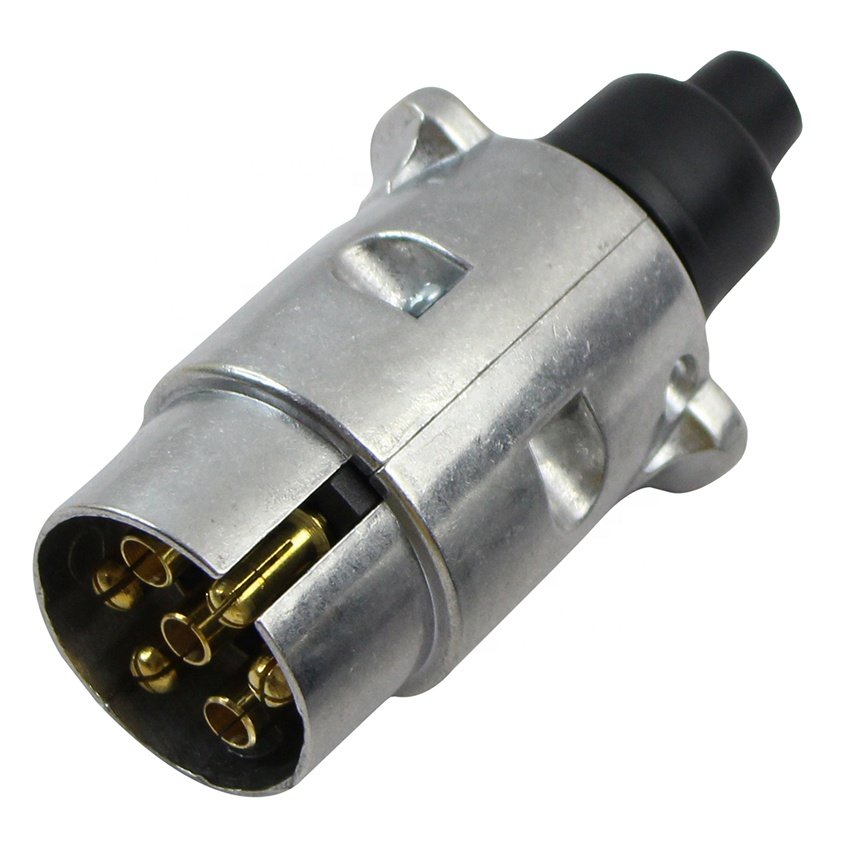 Hot Sale Trailer Connector Aluminium 7Pin Trailer Plugs For Semi Truck