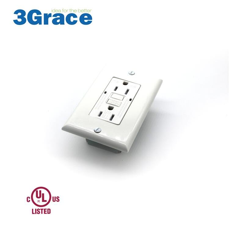 American standard GFCI duplex receptacle wall socket GFCI for kitchen restaurant