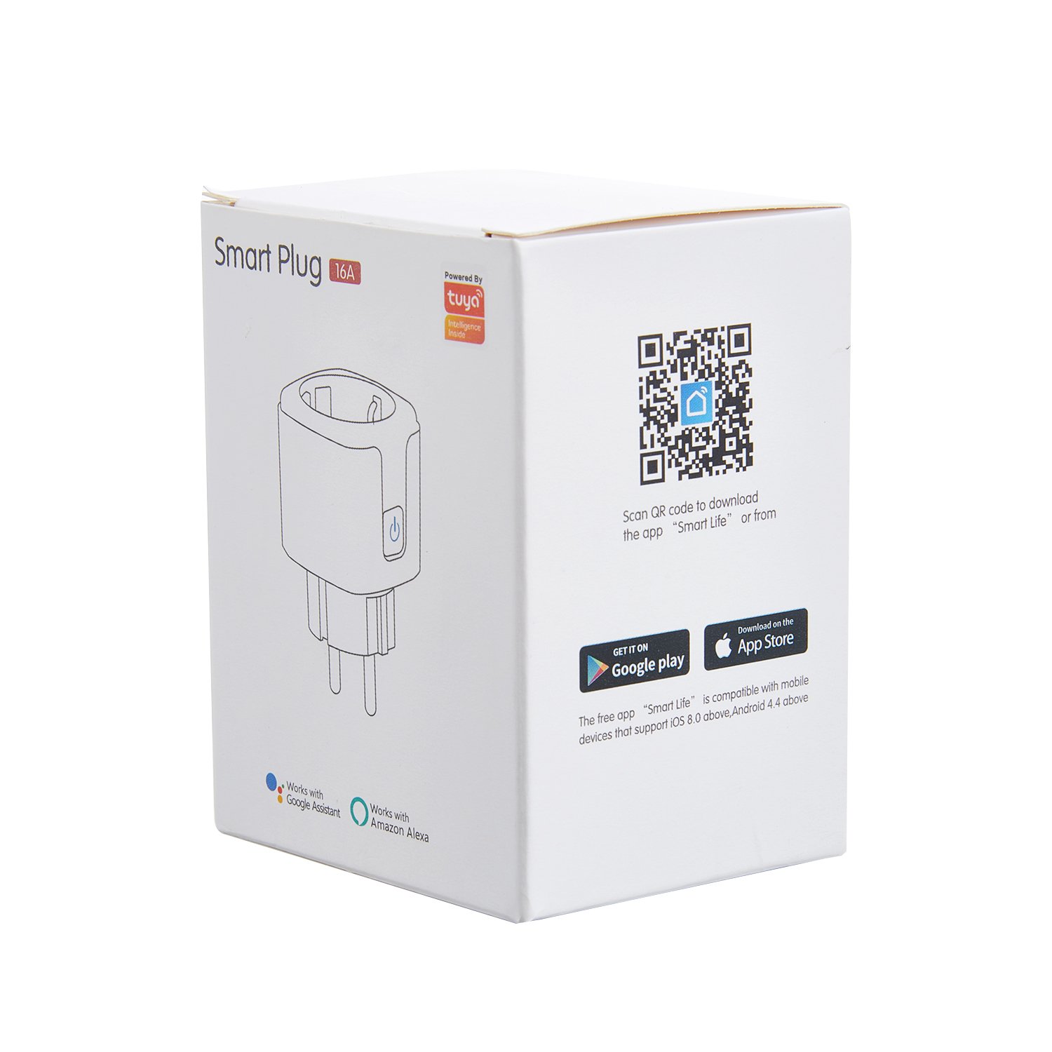 OEM 16 amp EU wifi alexa smart plug in wall socket with power monitor Factory-flashed with ESP8266 Tasmota firmware