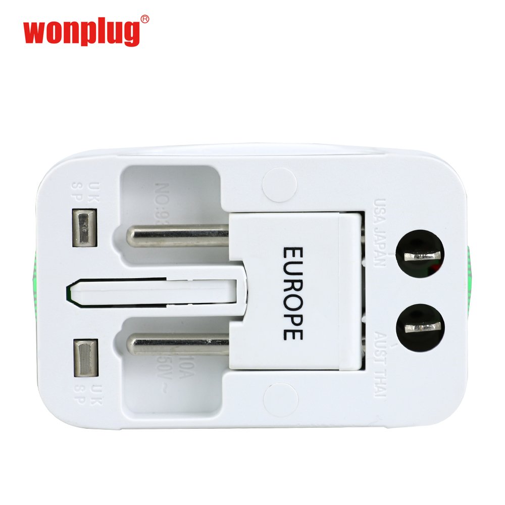 Travel Universal Electric Multi Plug Adaptor All In One Adapter eu us au uk Travel universal Adapter with CE RoHS Certificate