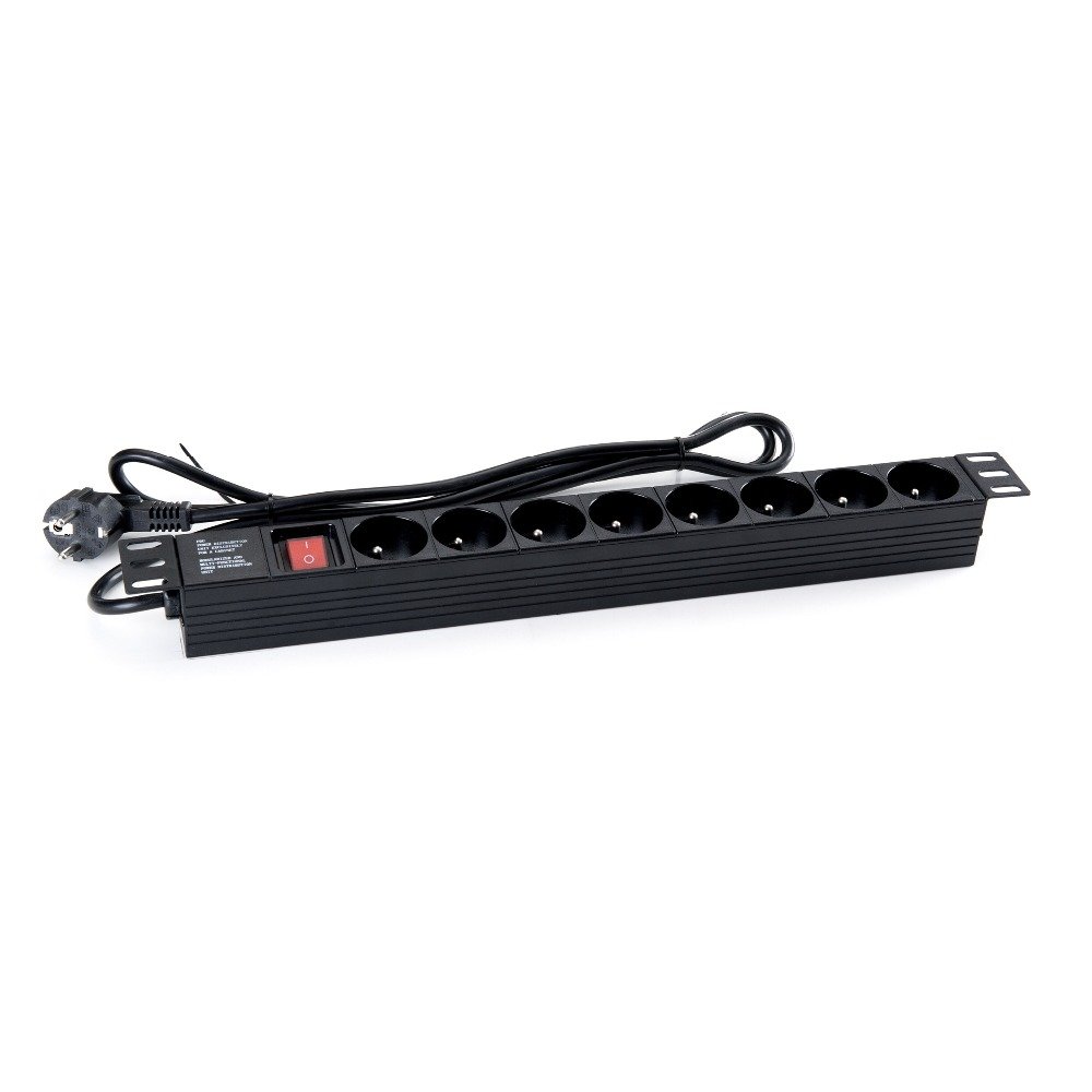 Switched PDU Europe Network Electrical Plugs Sockets With SPD