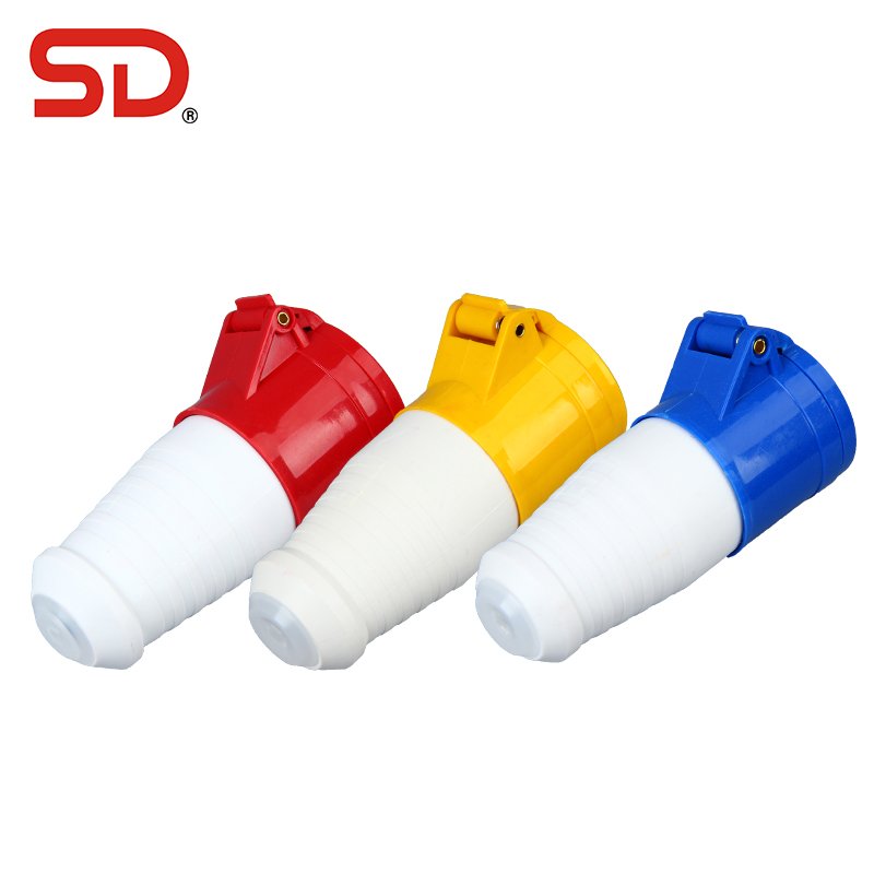 New IP44 IP67 16A 32A 63A 125A 3pin 4pin 5pin Electrical Explosion Proof Waterproof Industrial Plug Socket Connector