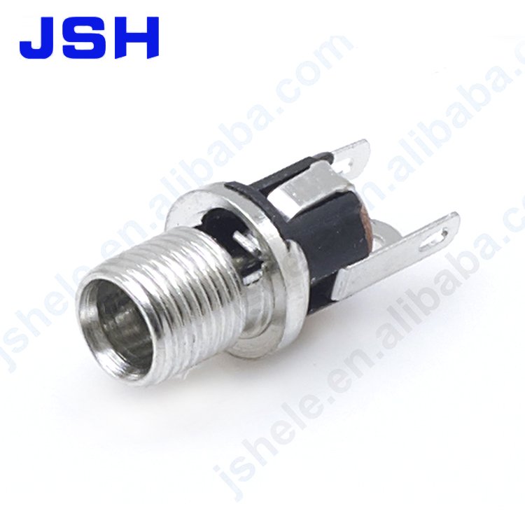 Screw Locking DC Plug & Metal Panel Mount Socket - Locable Secure -2.5MM x 5.5MM