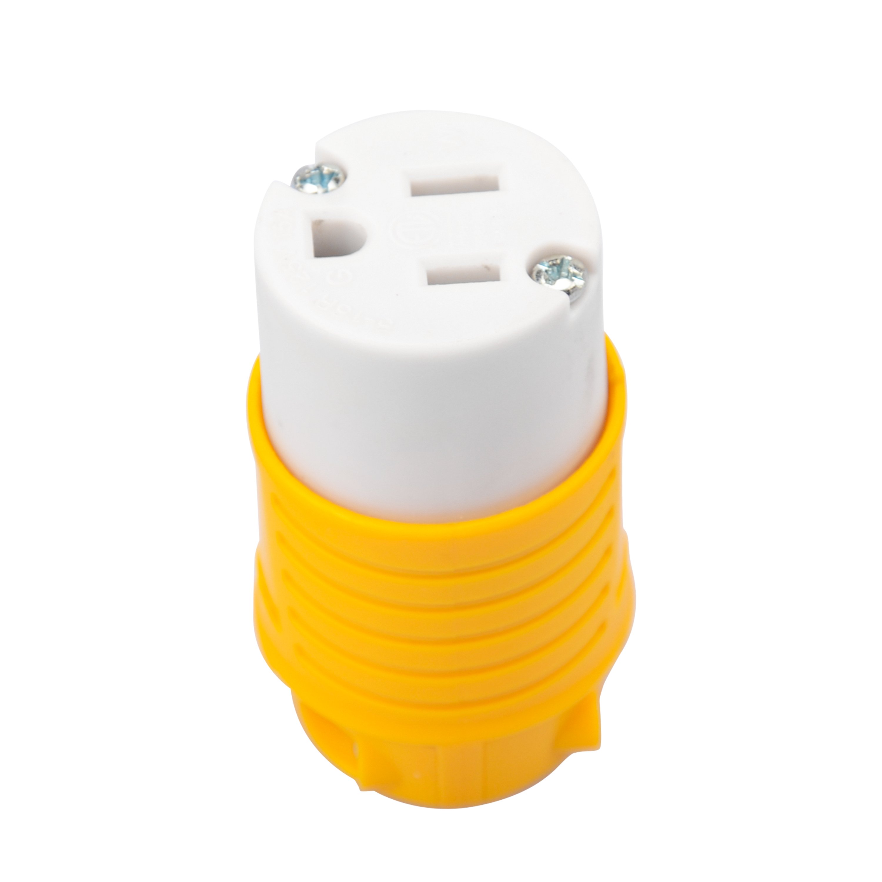 Heavy Duty Electrical Replacement Plug NEMA 5-15 and Connector for Extension Cord 15Amp 125V