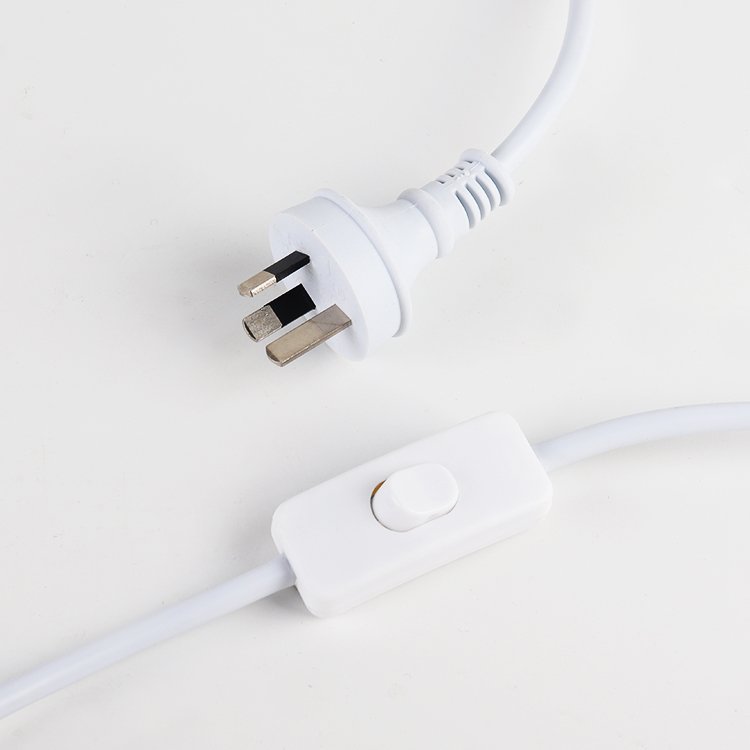 Factory Wholesale Australian Standard Plug LED Lamp 3pin Power Plug To Bare End Supply Cable Power Cord With SAA