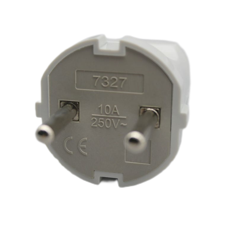 White 250v General Purpose Wiring Small Products German European Style Power Plugs