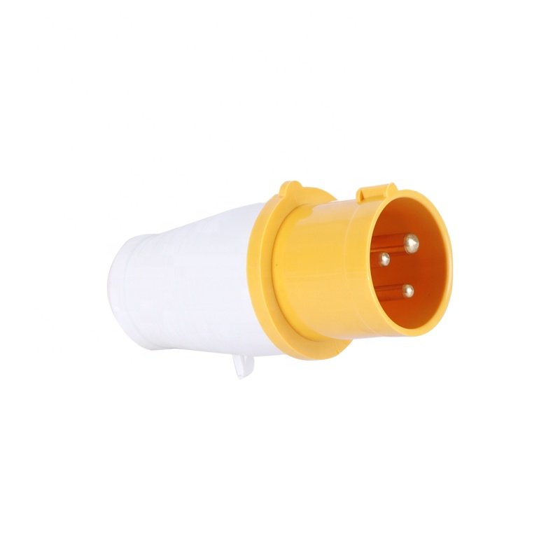 Hot Selling UK 110V/130V 16A-4H 3 Pin 2P+E Industrial Site Plug
