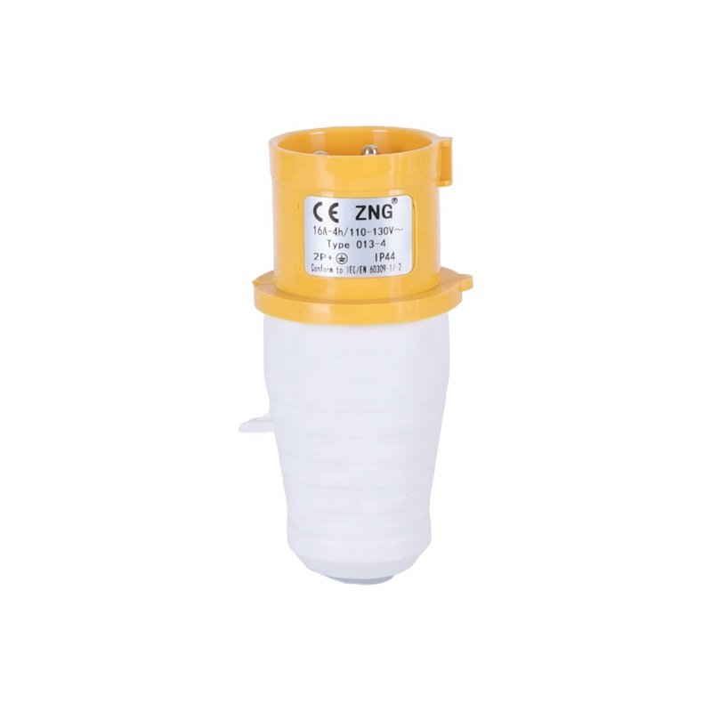 Hot Selling UK 110V/130V 16A-4H 3 Pin 2P+E Industrial Site Plug