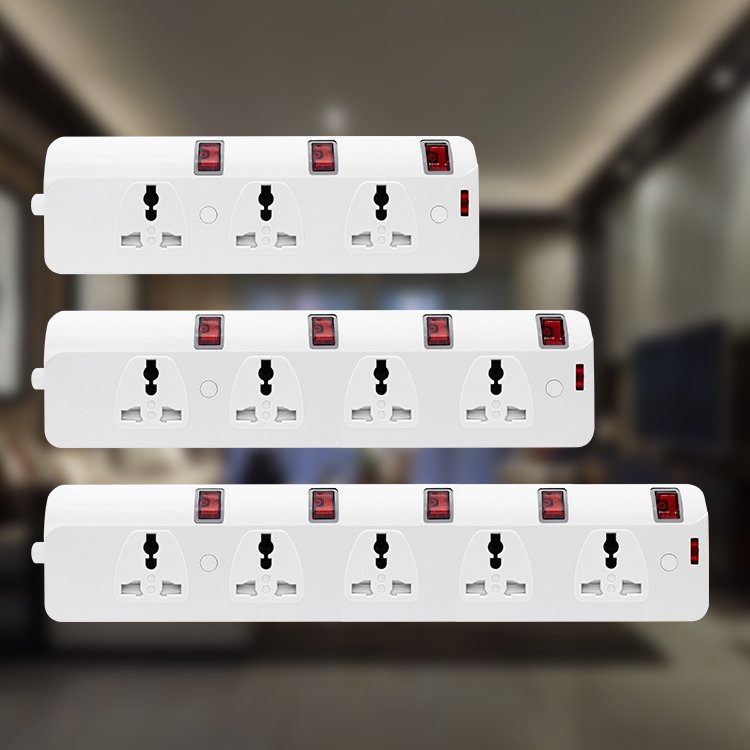 Yemen Type G Grounding 3 4 5 Way AC Outlet Universal Electric Supplies Multi Plug Extension Wire Socket Factory
