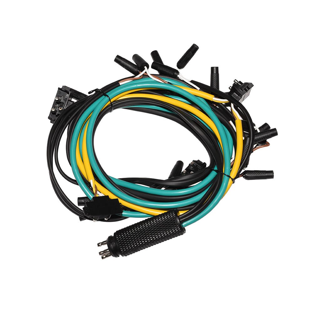 SAE 12v Combination Tail Light Truck Trailer Wire Harness Assembly Kit 7 plugs Light plug play side mark led Boat Trailer lights