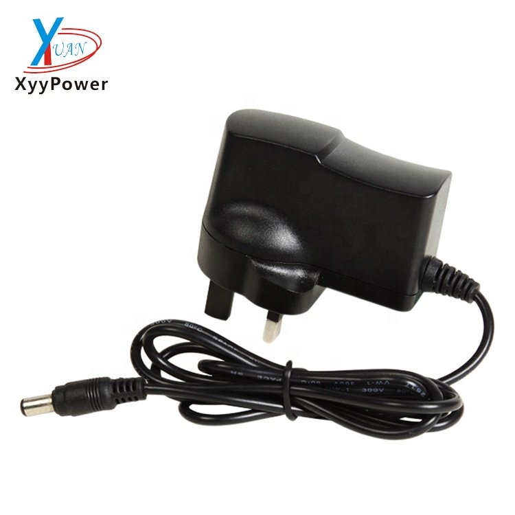Singapore market 5v 9v 12v 0.5a 1a 1.5a 2a UK plug safety mark power adapter