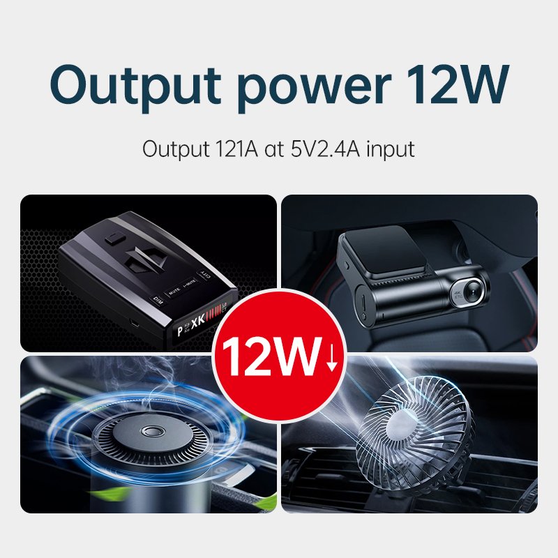 Factory car lighter socket with 12v cigarette plug to usb-c cable 2 meters 3 amps