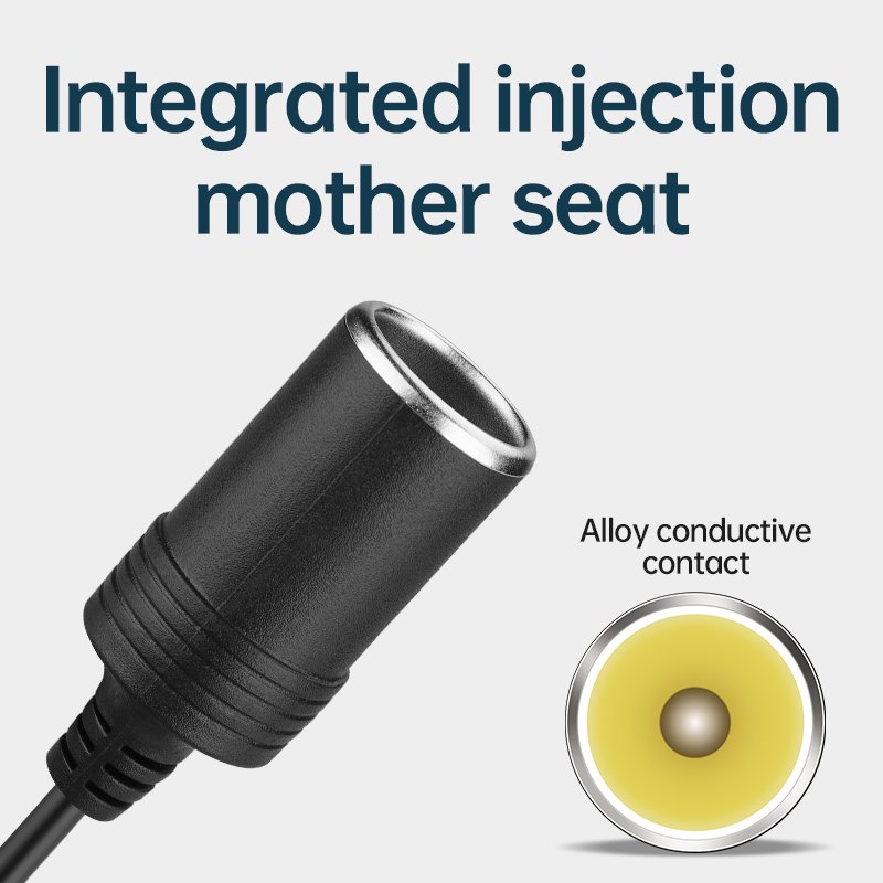 Factory car lighter socket with 12v cigarette plug to usb-c cable 2 meters 3 amps