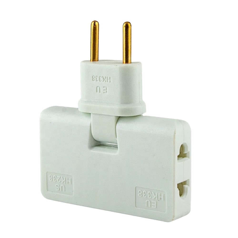 Rotate Plug EU one in three 180 degree extension plug Mini Shape Mobile Phone Charging Converter Socket