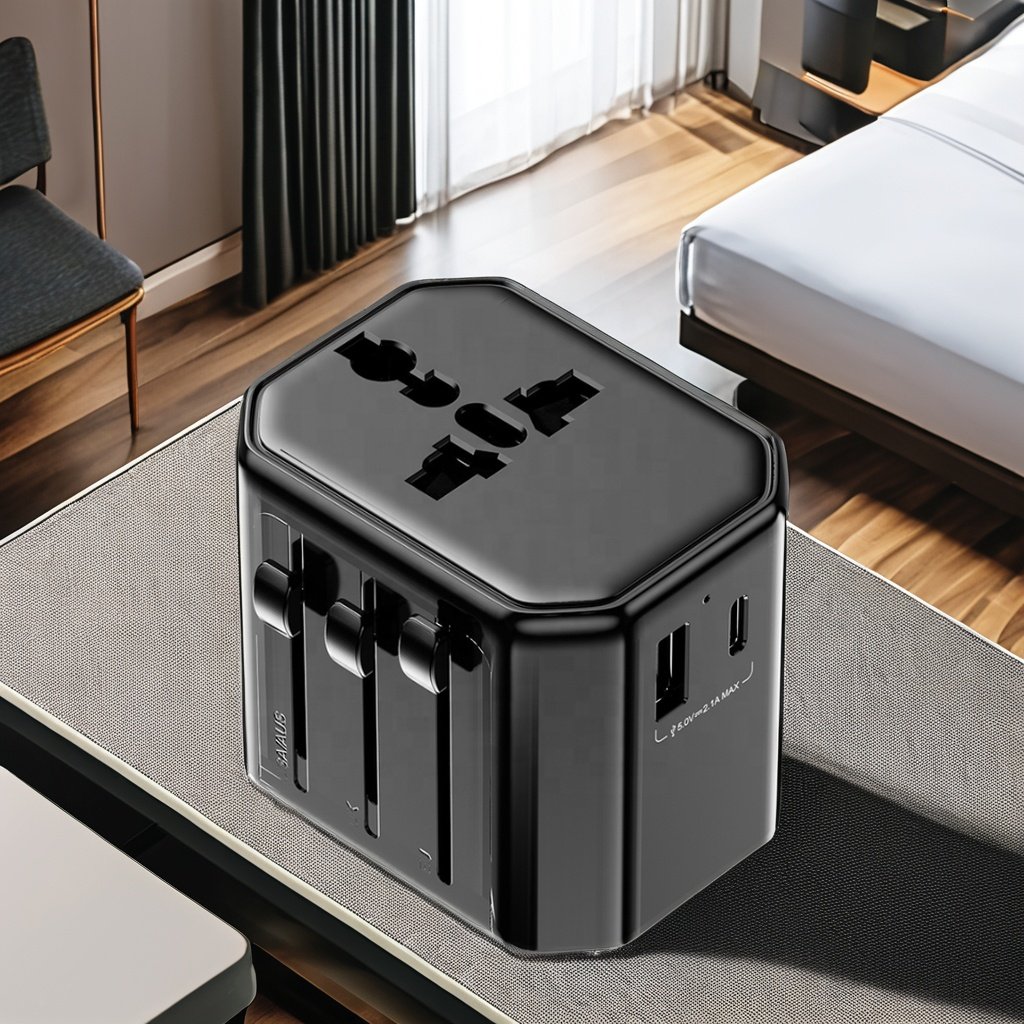 Worldplug 5V 2.1A Universal Worldwide AC Plug Adaptor Electrical Plug Socket for UK US EU AU CN Travel Power Adapter