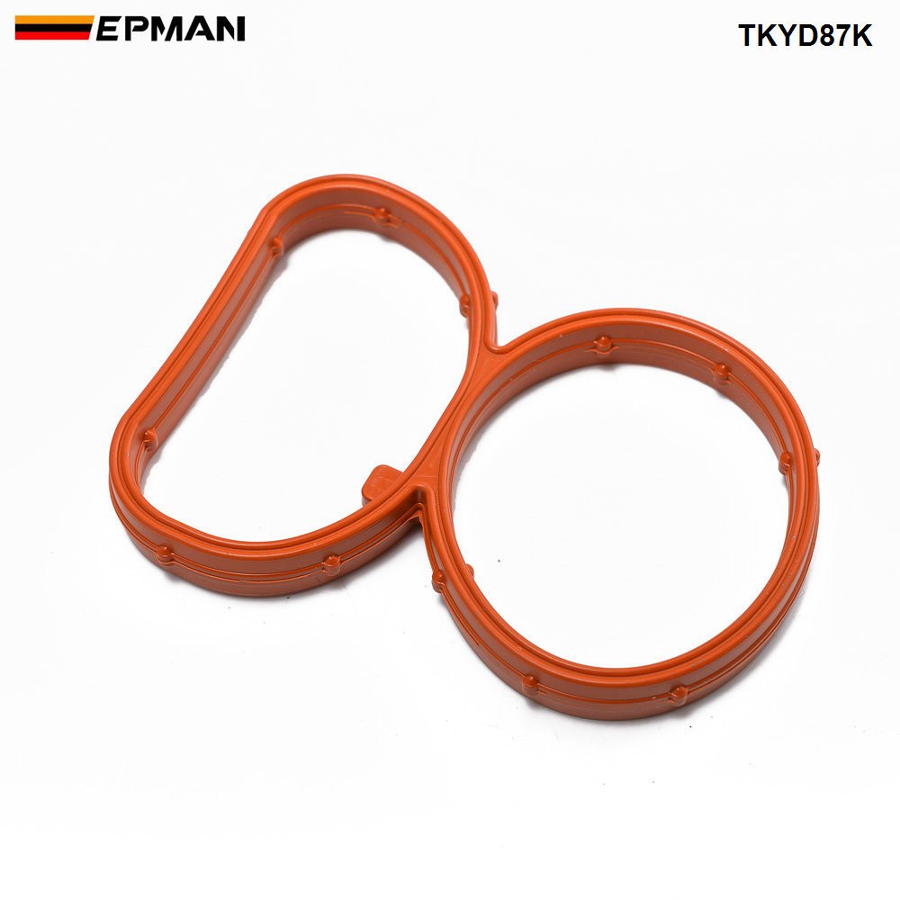 EPMAN Intake Swirl Flap Delete Blank Plug Bung Metal With Manifold Gaskets Removal Repair Kit For BMW N47 TKYD87K