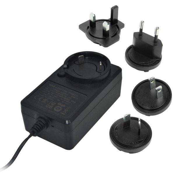 65W Exchangeable Universal Transformer AC DC Laptop Power Adapter with US EU UK AU JP KR CN Plug