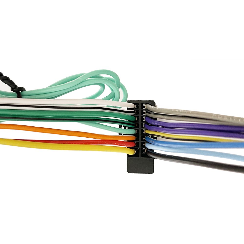 Car audio stereo wiring harness plug cable automotive radio adapter wire harness connector