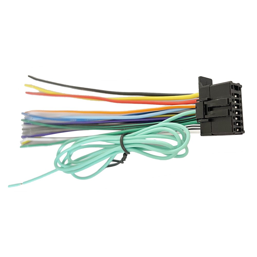 Car audio stereo wiring harness plug cable automotive radio adapter wire harness connector