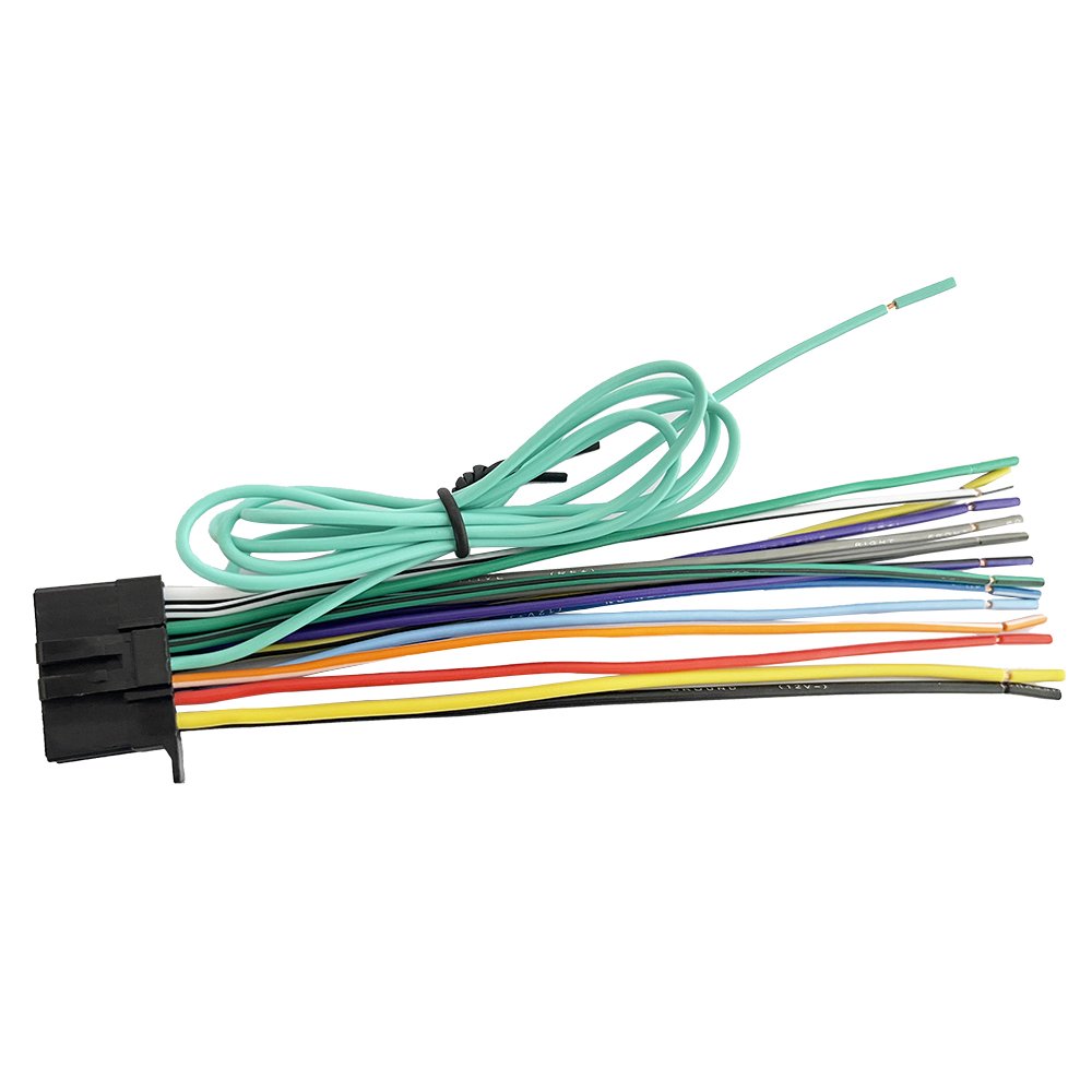 Car audio stereo wiring harness plug cable automotive radio adapter wire harness connector
