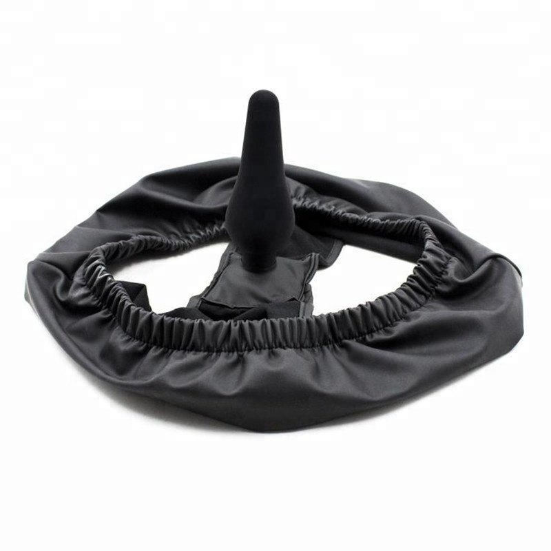 Masturbation Dildo Underwear Panties Unisex Pants Anal Plug with Elastic Waist