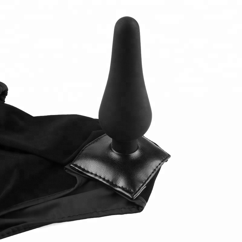 Masturbation Dildo Underwear Panties Unisex Pants Anal Plug with Elastic Waist