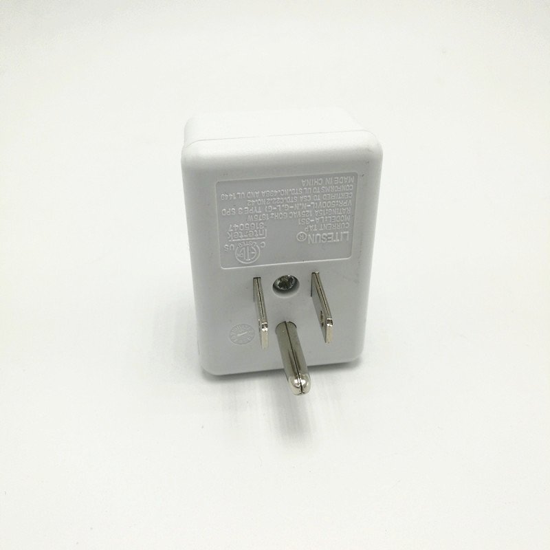1 Single Outlet Surge Protector Adapter Power Wall Tap 900 Joules Protection ABS Material US Plug Standard 15A Rated 125V