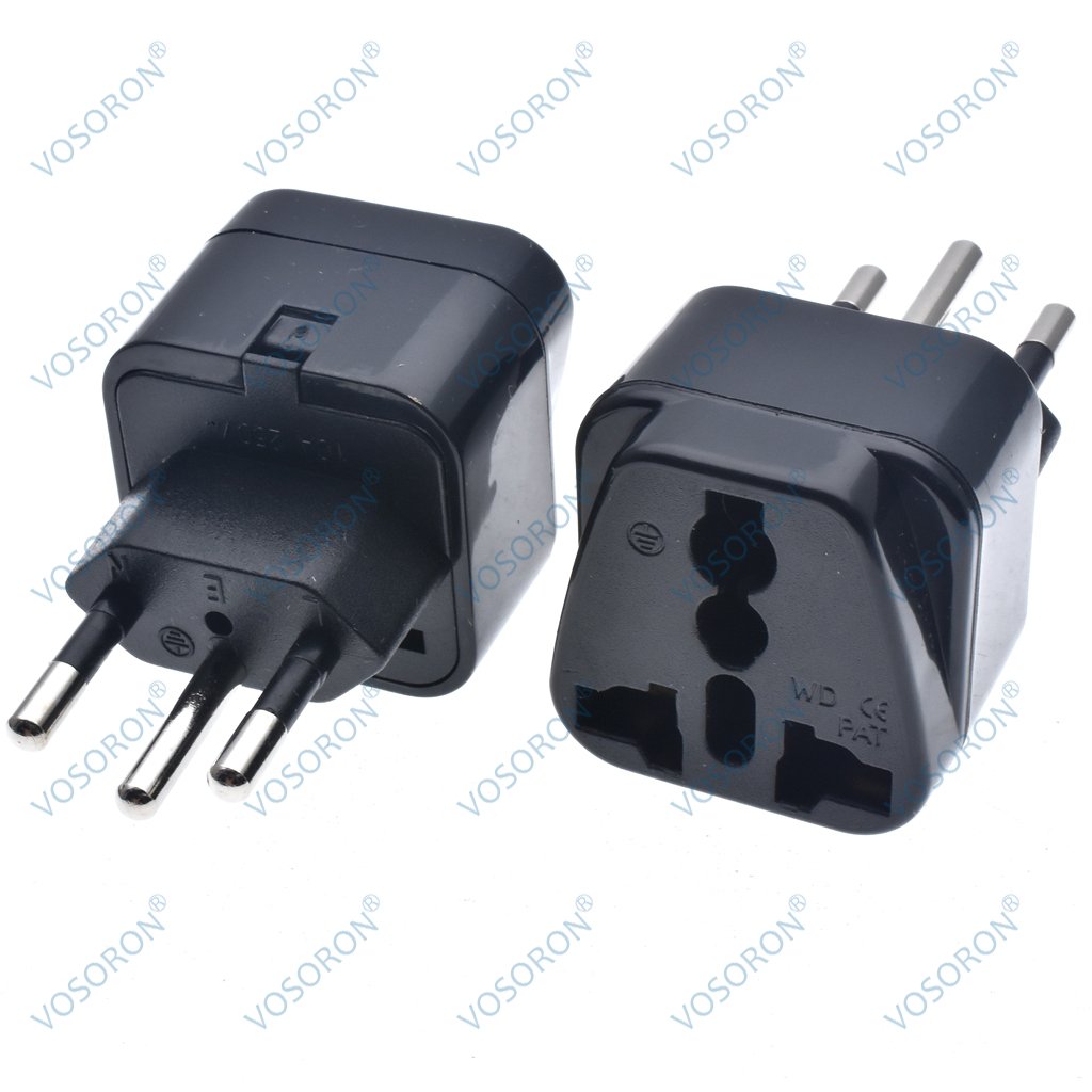 Universal Black Copper 10A 250V EURO UK AU USA EU to Swiss Switzerland Suisse 3 Pin AC Power Plug Converter Travel Adapter