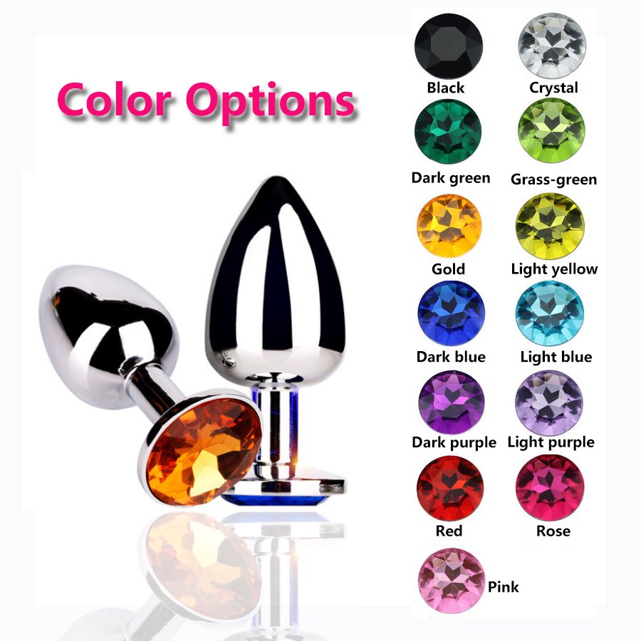 Jewelry Metal Wearable ExpandButt Ball Sex Toy Set Diamond Stainless Steel Anal Plug