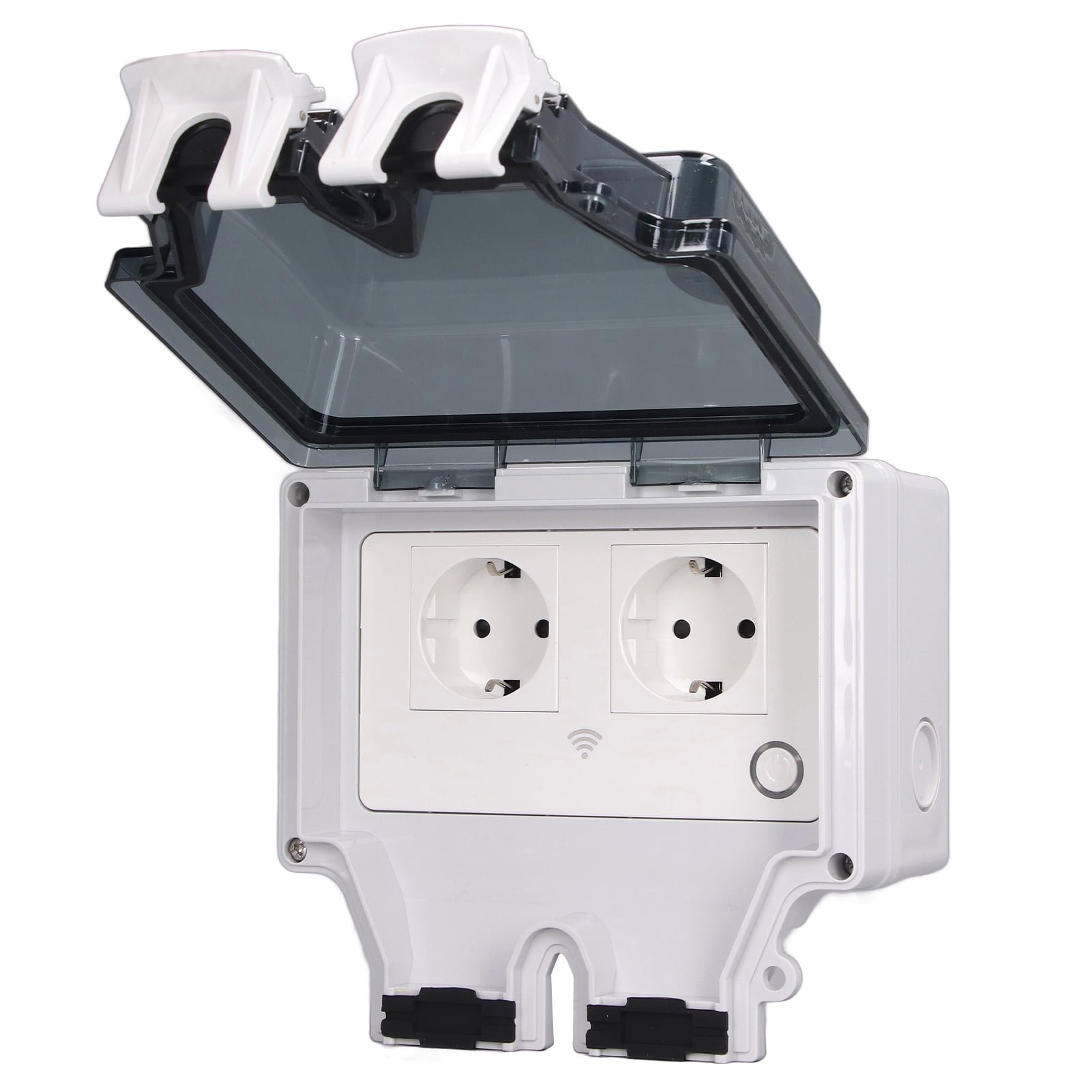 Waterproof Power Socket Outdoor IP66 Rainproof Wall Electrical Wifi Smart Plug Type 86 16A EU 110