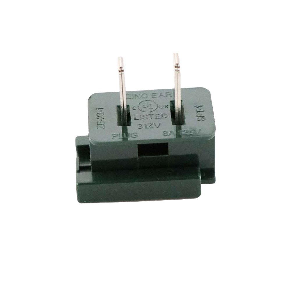 8A 125v Male Slide on Zip Vampire Plugs for C7 C9 SPT1 SPT2 Wires Lights