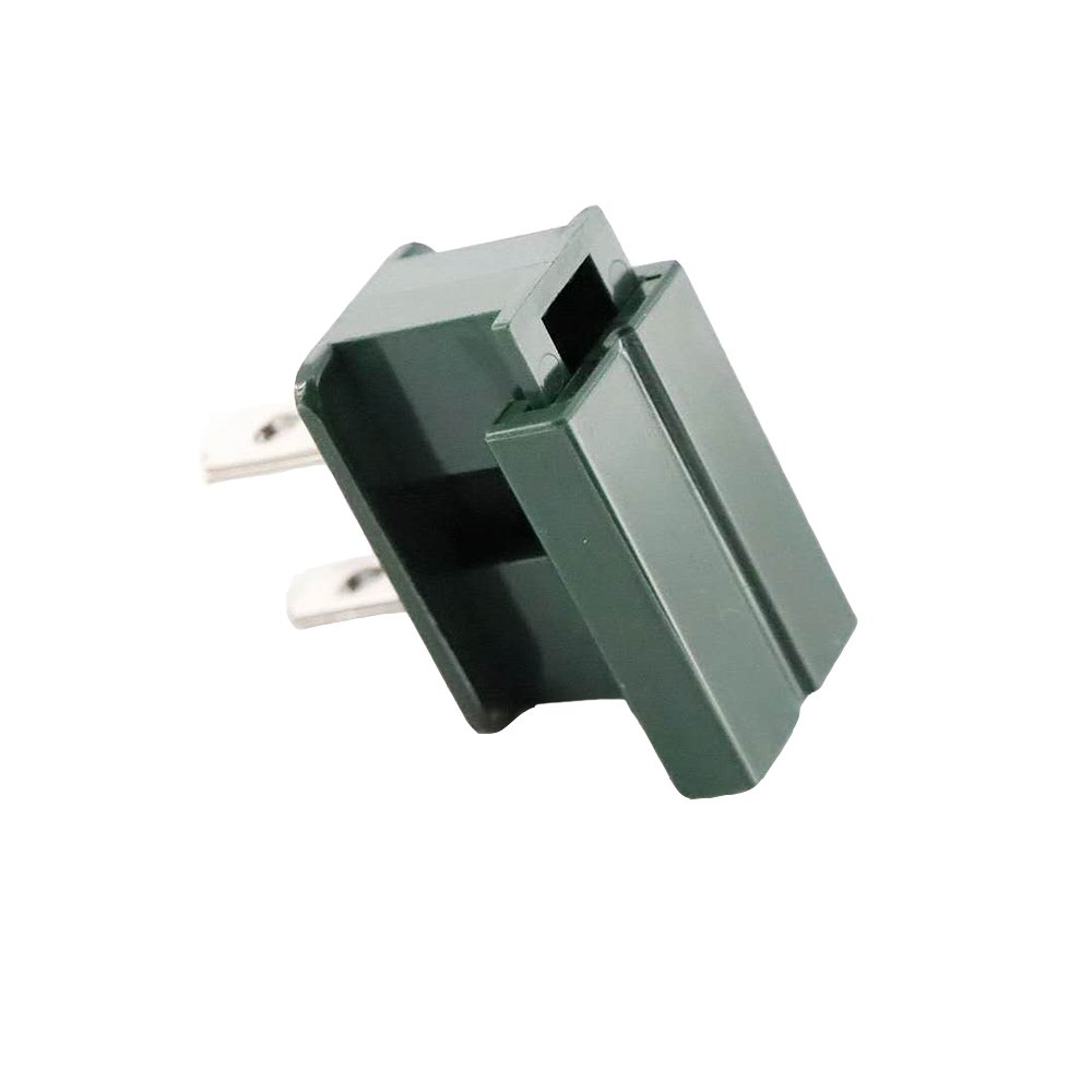 8A 125v Male Slide on Zip Vampire Plugs for C7 C9 SPT1 SPT2 Wires Lights