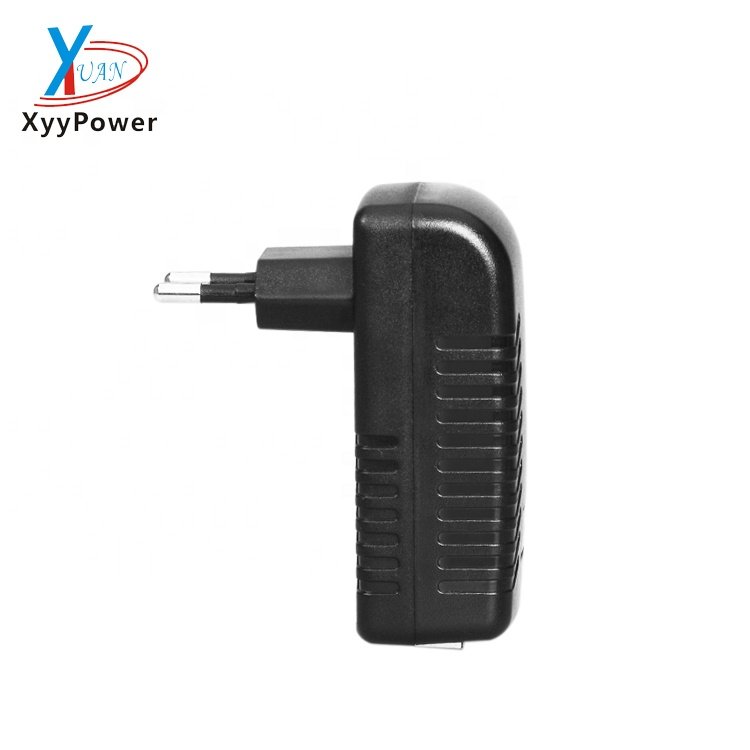 220V Wall Plug Ethernet Rj45 Injector 56V 24V 12V Powerline Dc Over 48V 0.5A Poe Power Adapter