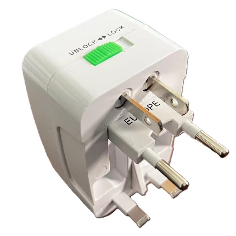 Brass universal plug with USB plug 1A