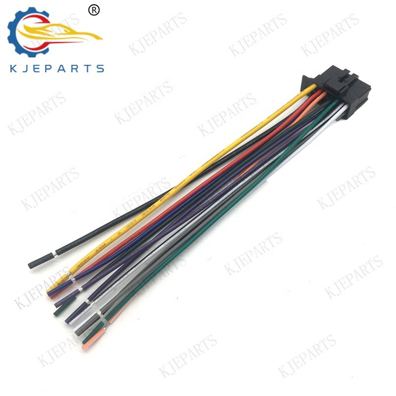 Aftermarket Auto 16 Pin Adapter Plug Complete Wiring Harness Power Cable For Sonys ES Car DVD Navigation