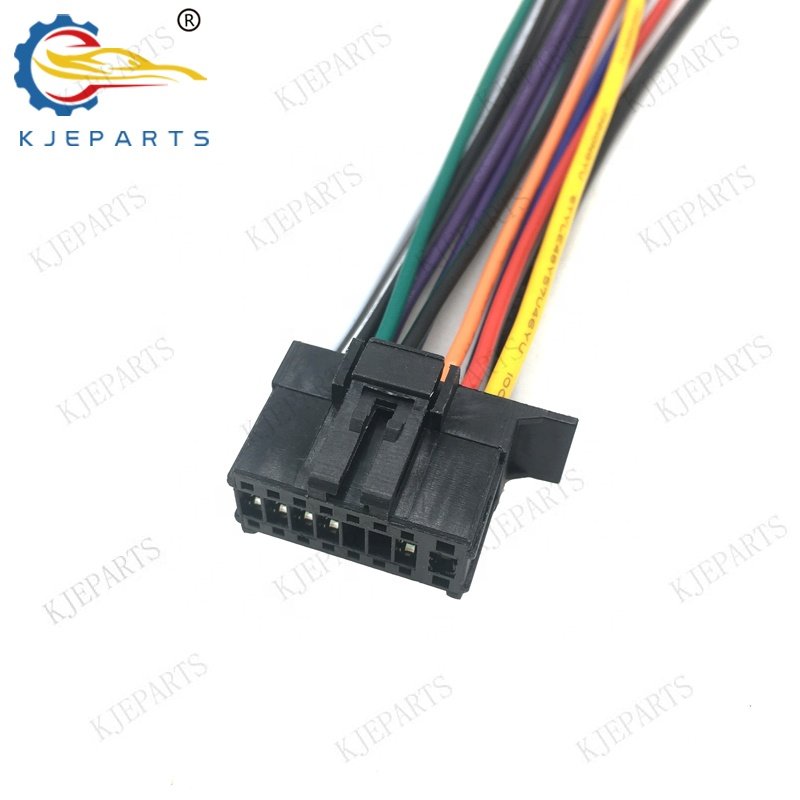 Aftermarket Auto 16 Pin Adapter Plug Complete Wiring Harness Power Cable For Sonys ES Car DVD Navigation
