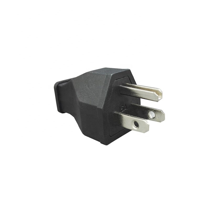 US 3 pins power cord plug adapters 15A 125v replacement electrical plug