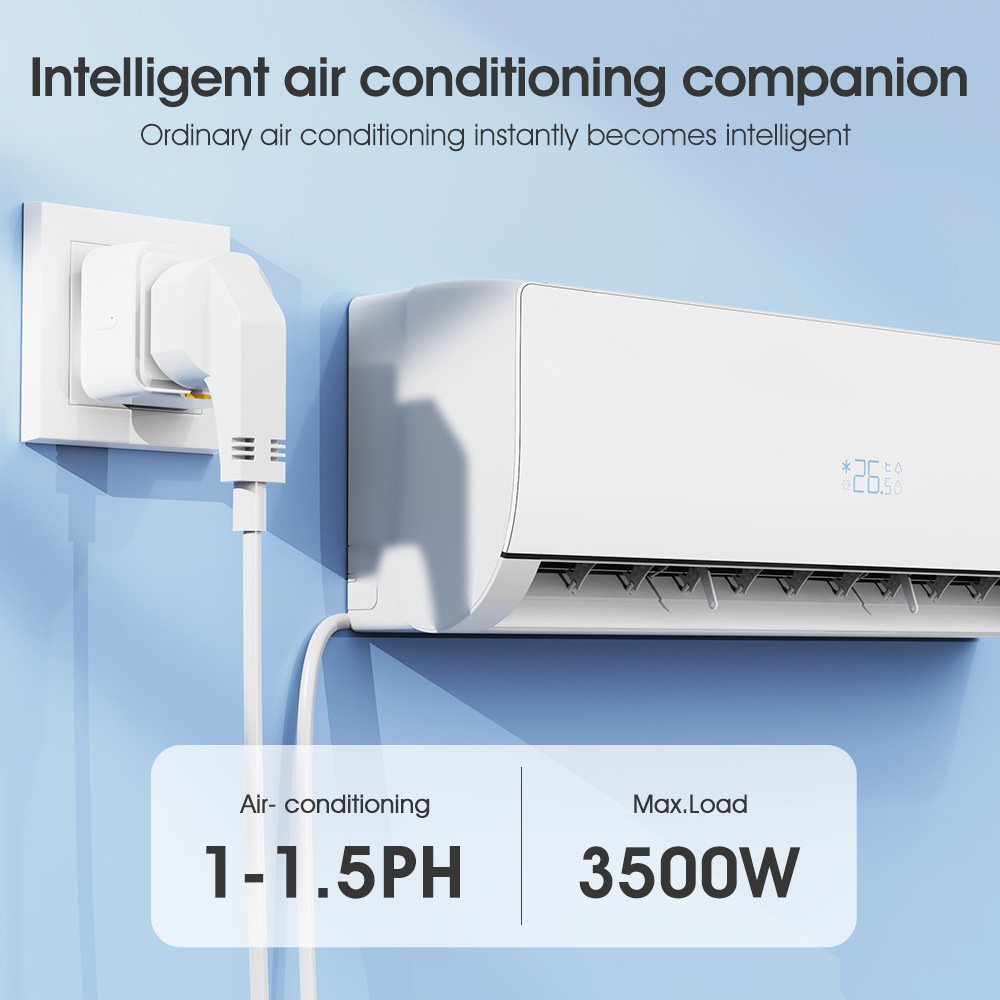 Tuya WiFi bluetooth RF433 c smart UK EU US plug to universal multi socket 240V 16A USB Type c voice remote control relay Sockets