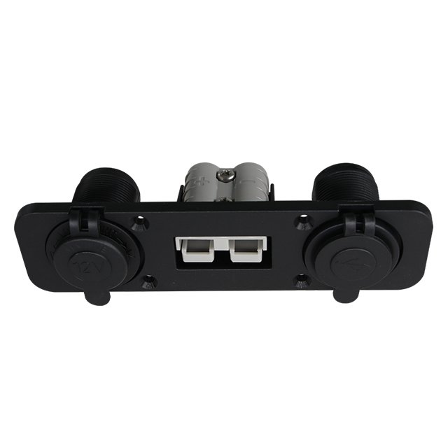 Panel Mount SED-Style With Car Accessory triple flush mount housing with 50a plug accessory power socket dual USB