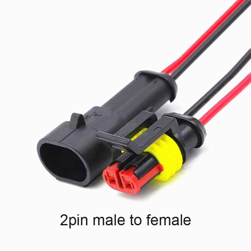 AMP 1P 2P 3P 4P 5P 6P Way Waterproof Electrical Auto Connector Male Female Plug Wire Cable harness for Car Motorcycle