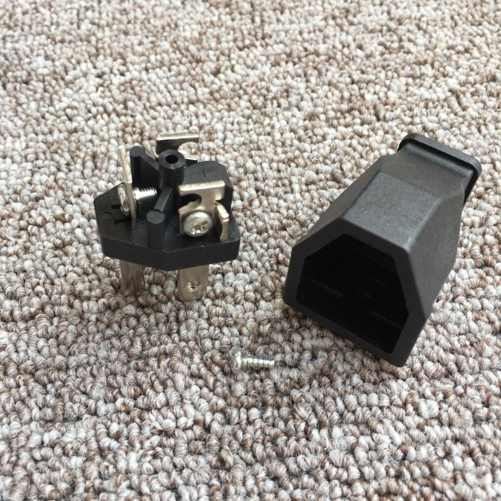 USA American Standard rewireable Grounding AC power cord plug 15A
