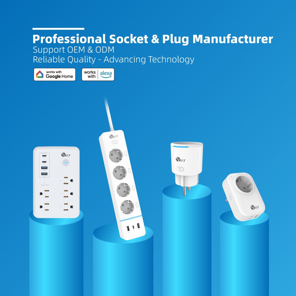 Free Sample EA8 EA9 Wireless Power Plug Socket 2.4GHz Smart Power Outlet EU Remote Control Smart Socket Tuya Socket