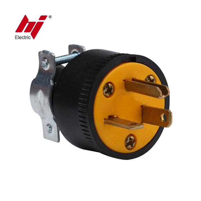 UL certification 5-20P Plug NEMA Straight Blade 20 Amp 125V Power PVC Plug