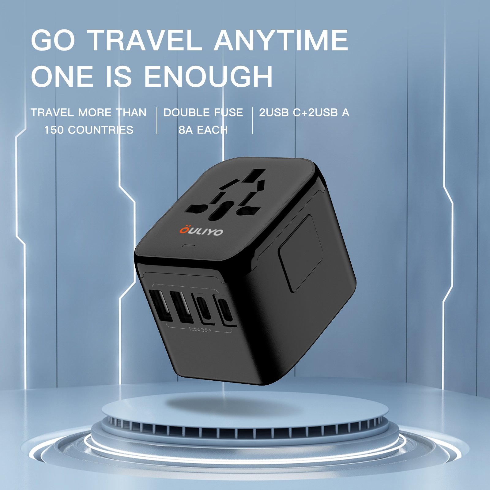 potable power adapter universal travel plug adapter for laptop adapter for laptop travel adaptor